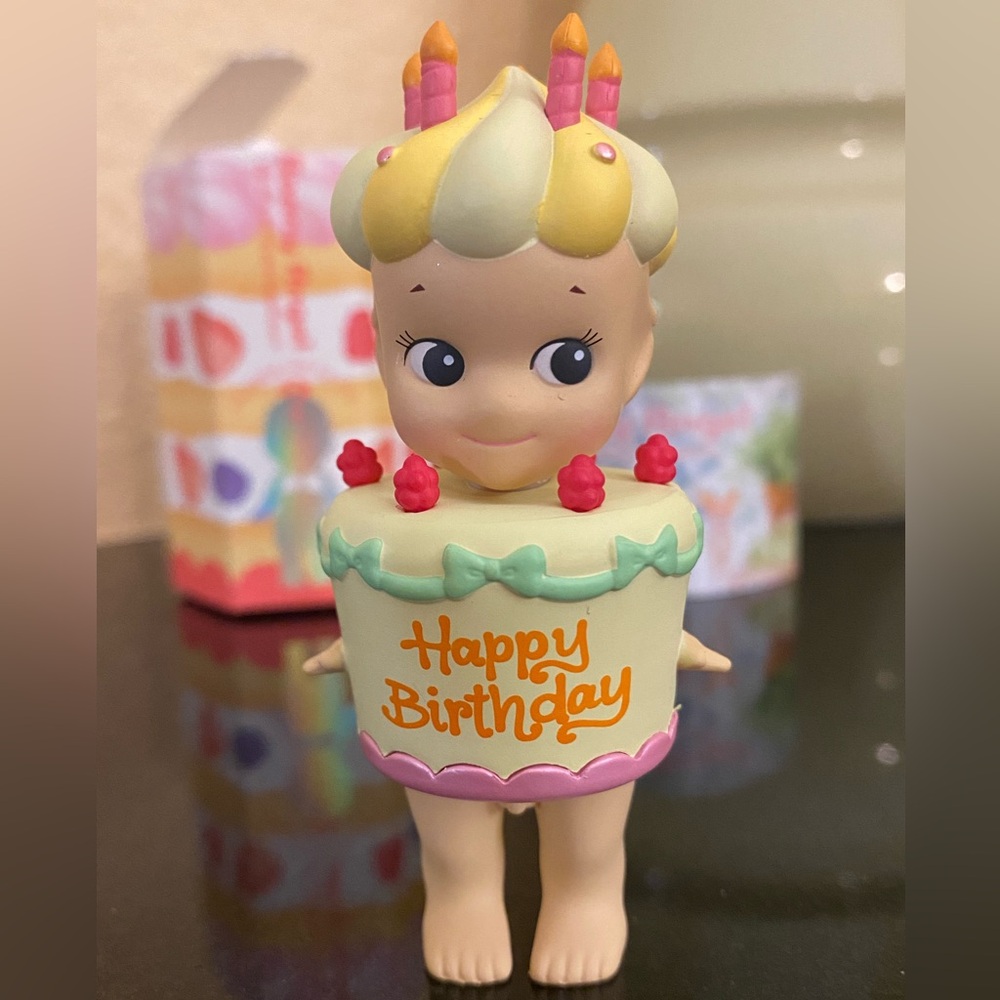 Sonny Angel Birthday Cake Figure - New, Open Box